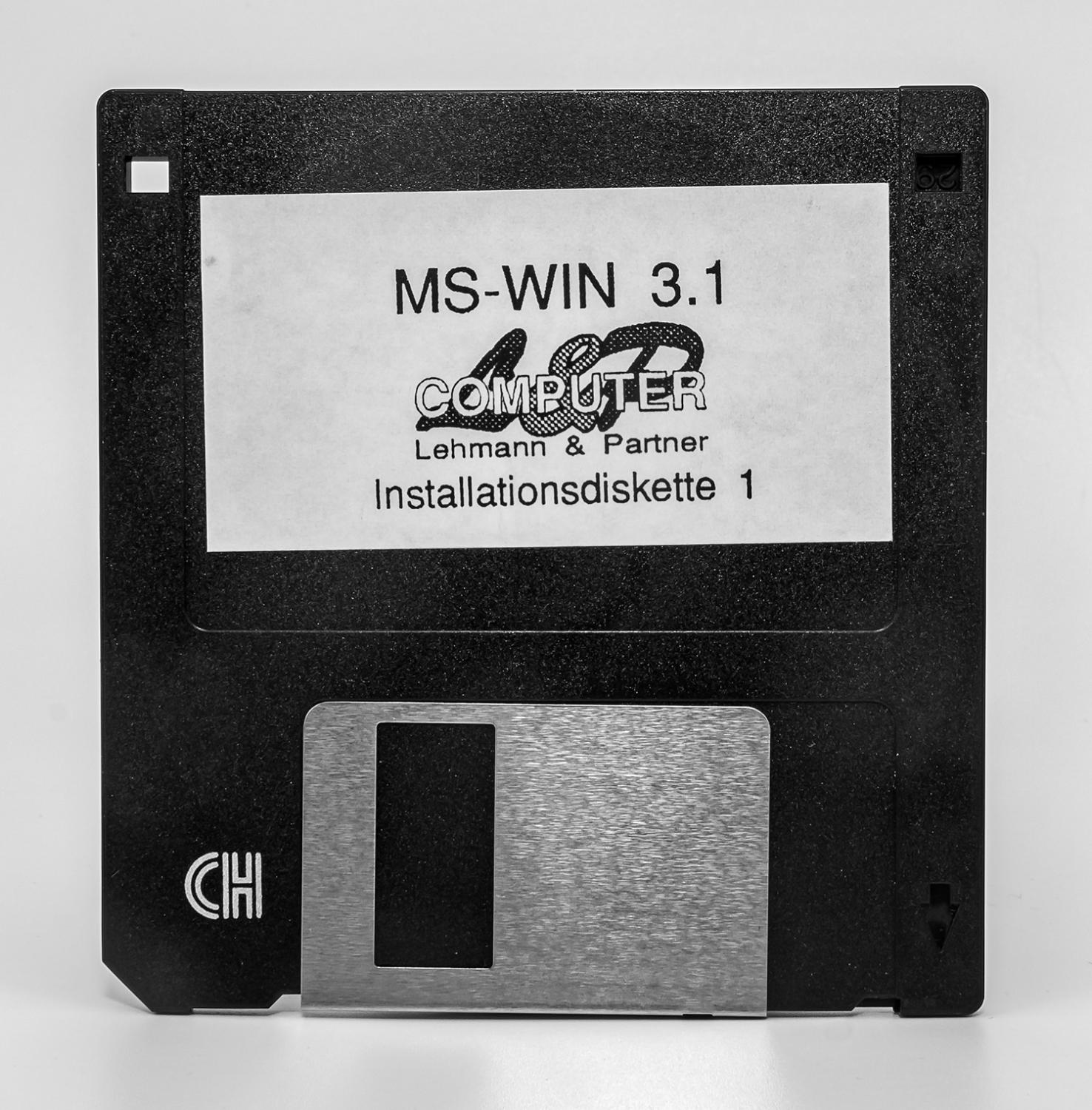 3,5″-Diskette - Magnetischer Datenträger