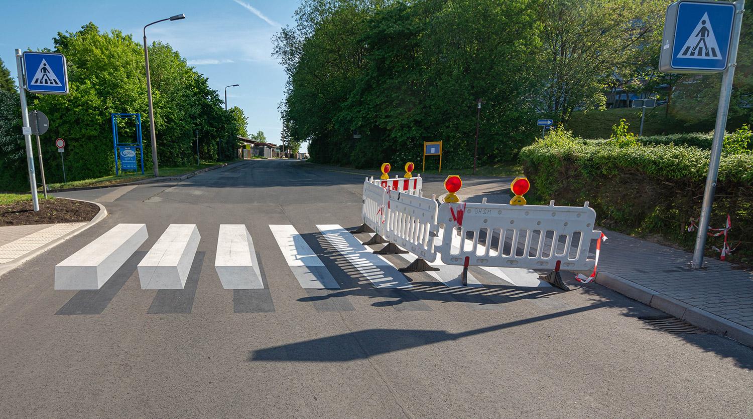 3D Zebrastreifen in Schmalkalden - Thüringen