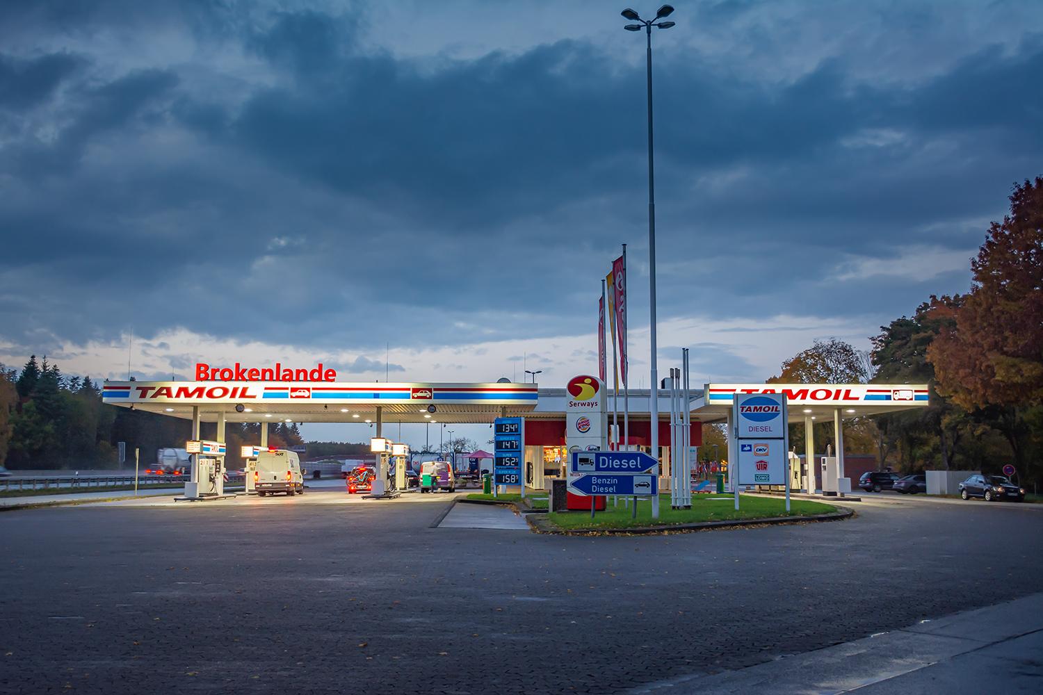 Autobahntankstelle Brokenlande Ost - BAB 7 Schleswig-Holstein
