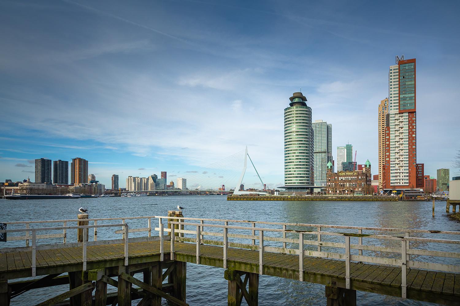 Blick auf Rotterdam - Niederlande
