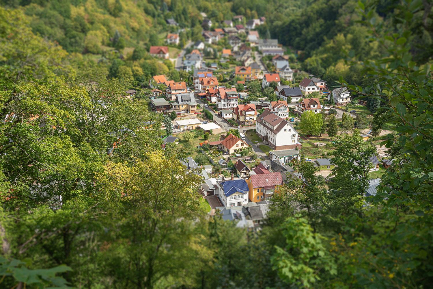 Blick auf Schwarzburg - Thüringen