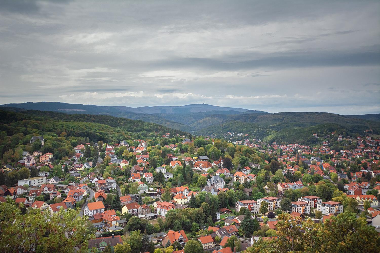 Blick zum Brocken im Harz - Sachsen-Anhalt