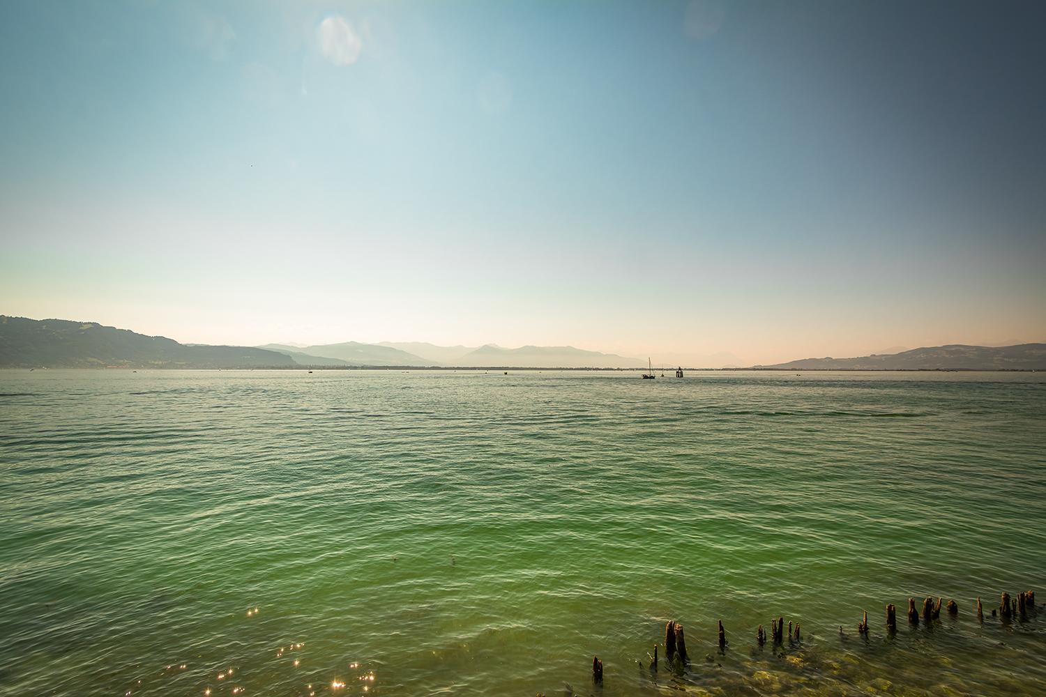 Der Bodensee aus Richtung Lindau - Bayern