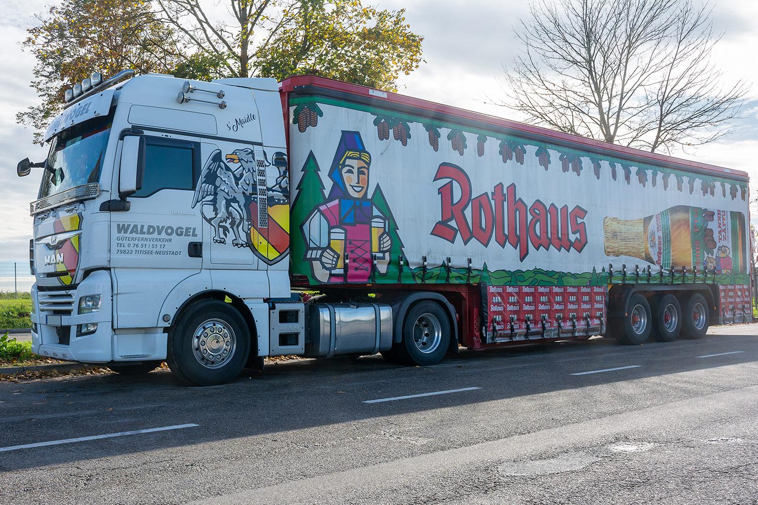 Rothaus Brauereilaster - MAN TGX 18.480