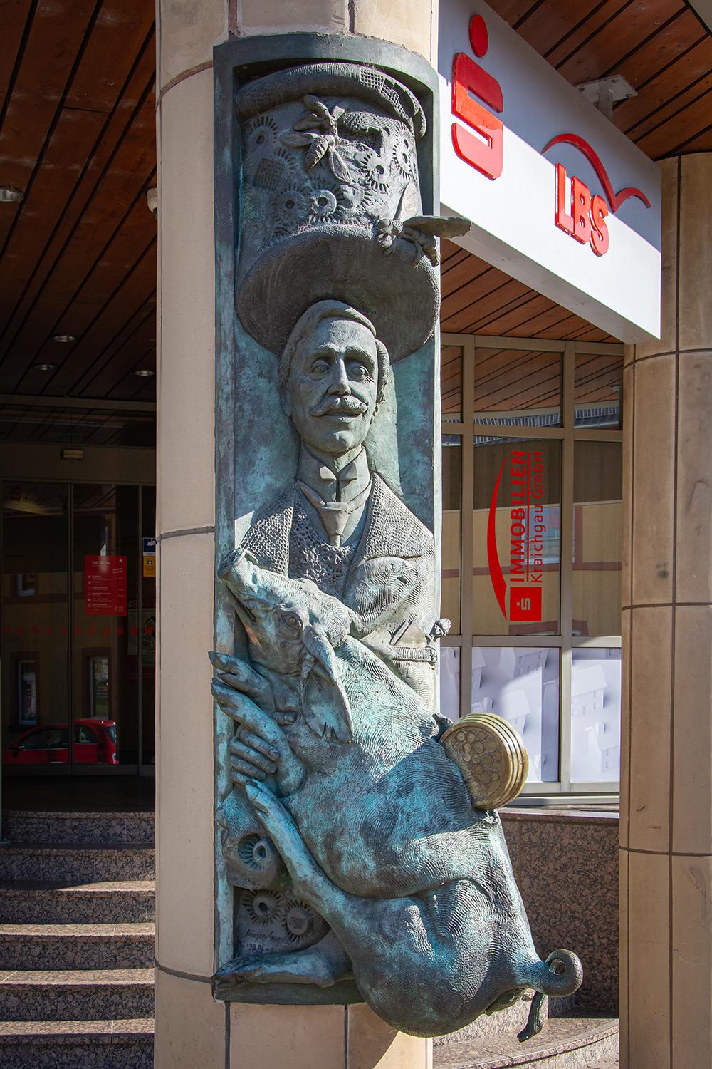 Bronzeskulptur in Sinsheim - Baden-Wüttemberg