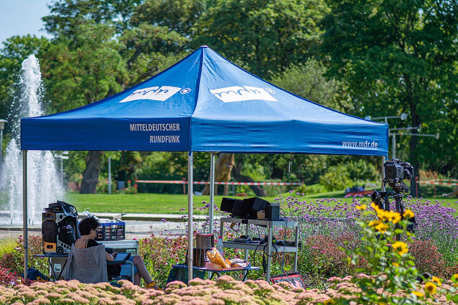 Der Mitteldeutsche Rundfunk im egapark Erfurt - Thüringen