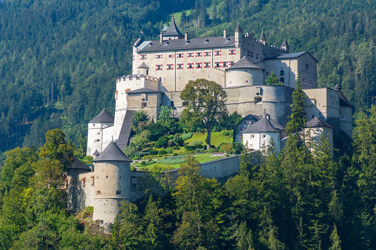 Die Festung Hohenwerfen im Salzburger Land - Österreich
