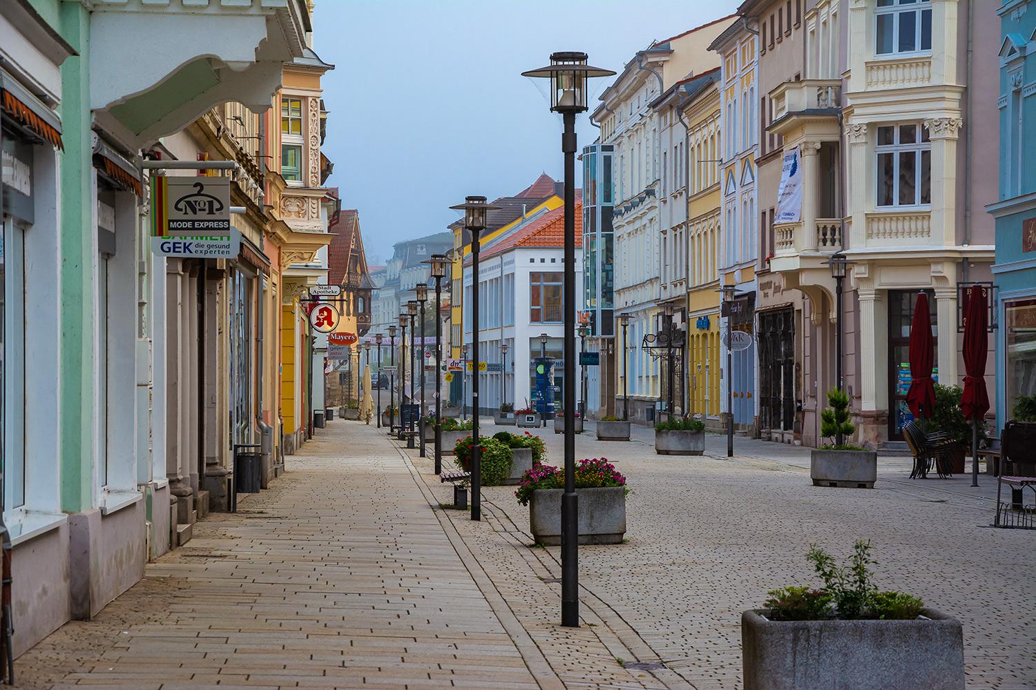 Georgstraße in der Meininger City - Thüringen