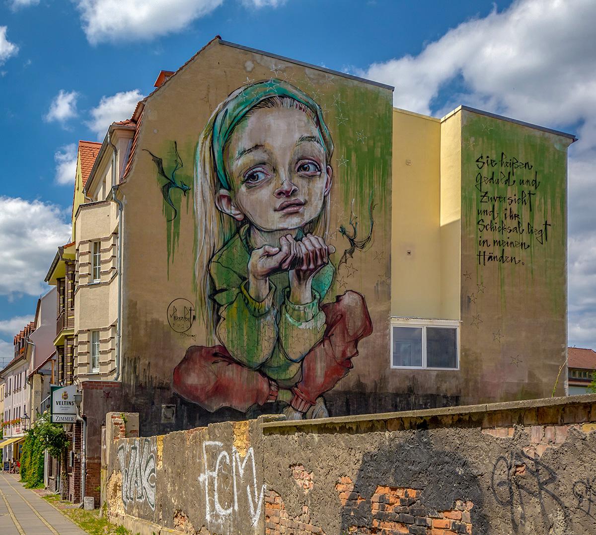 Graffiti in der Lutherstadt Wittenberg - Sachsen-Anhalt