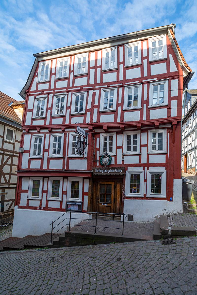 "Im Krug zum grünen Kranze" in Marburg - Hessen