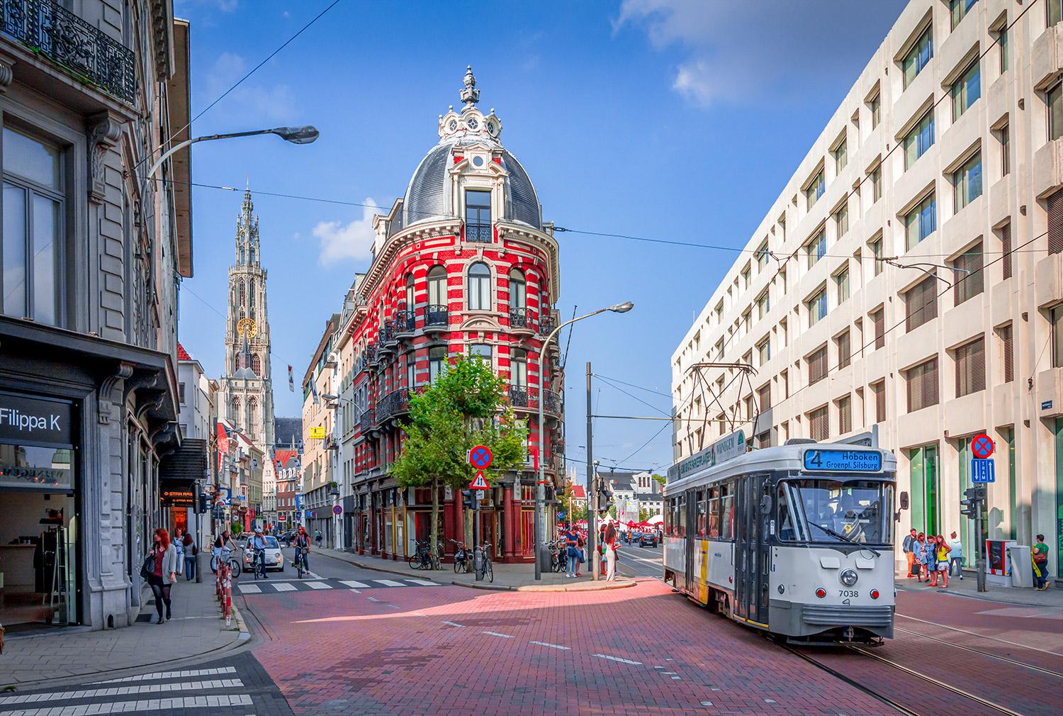 Kammenstraat in Antwerpen - Belgien