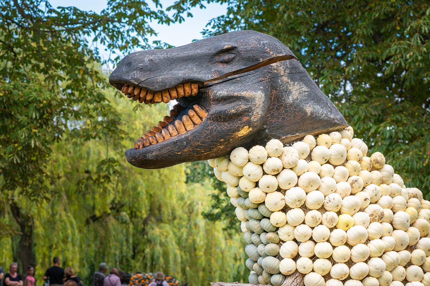 Kürbisausstellung egapark Erfurt 2015 - Tyrannosaurus Rex