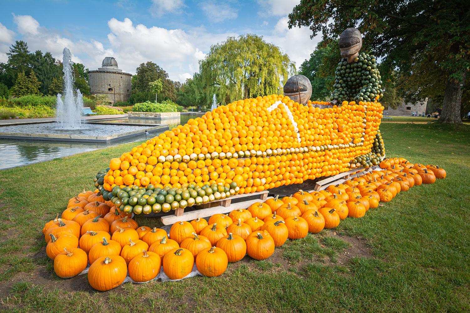 Kürbisausstellung egapark Erfurt 2016 - Bobsport
