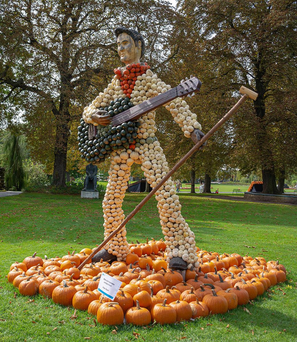 Kürbisausstellung egapark Erfurt 2017 - Elvis Presley