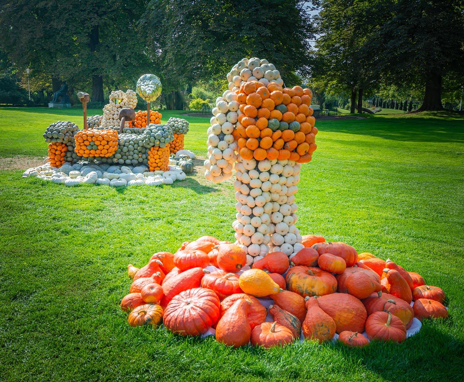 Kürbisausstellung egapark Erfurt 2018 - Raumfahrt