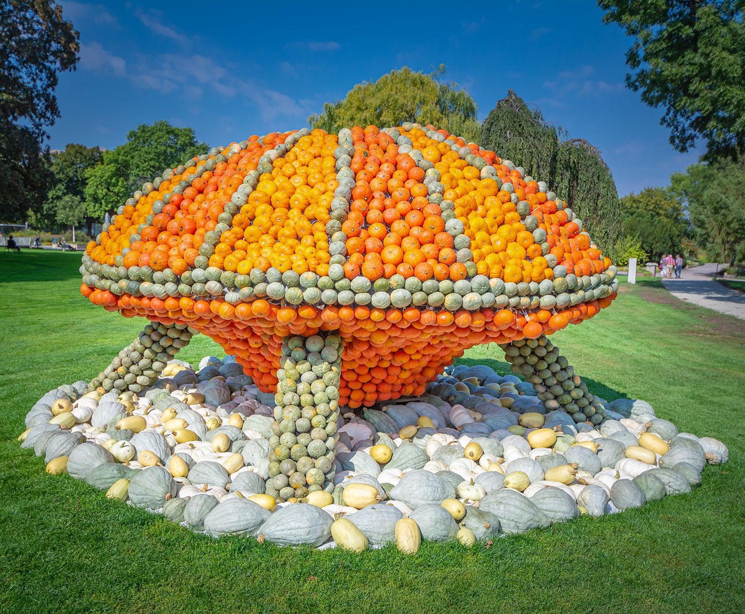 Kürbisausstellung egapark Erfurt 2018 - Ufo