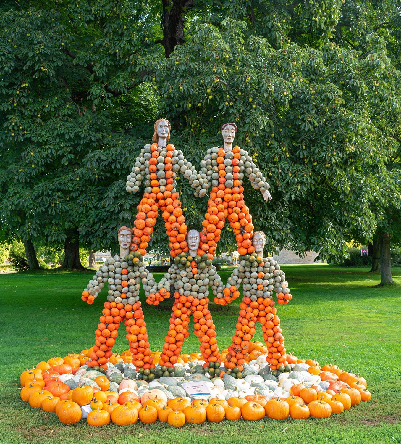 Kürbisausstellung egapark Erfurt 2019 - Kunstturnen