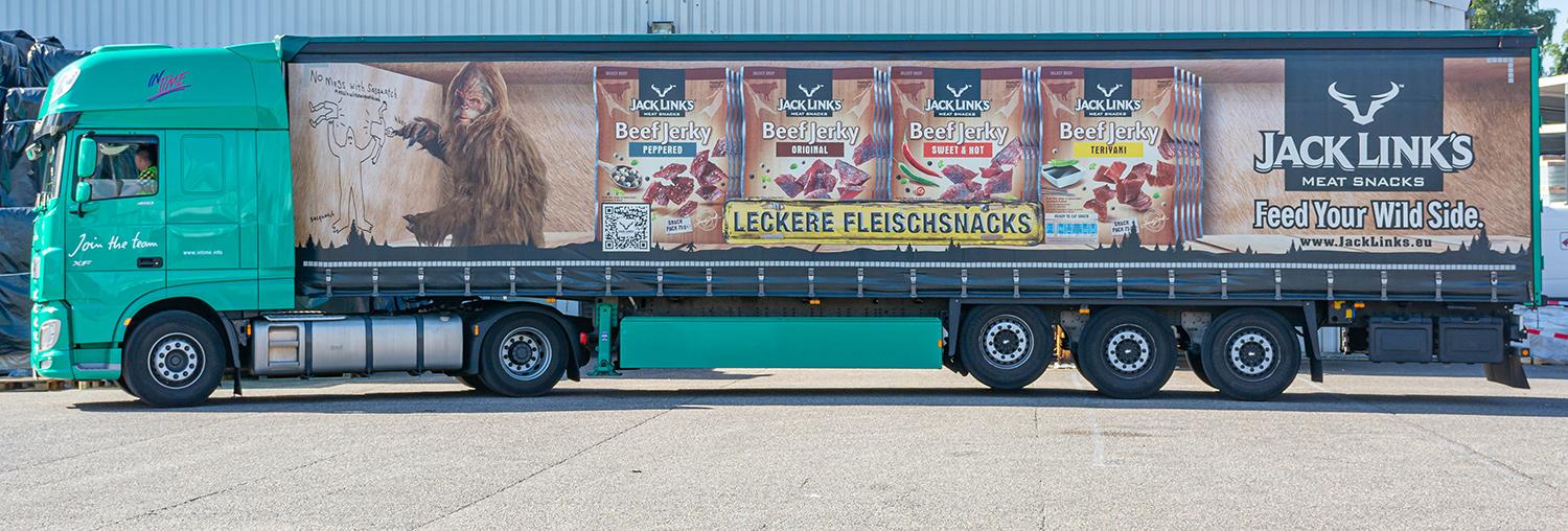 Leckere Fleischsnacks - DAF XF 480