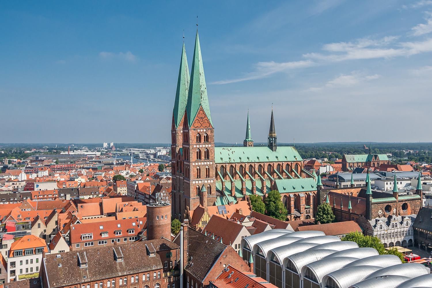 Marienkirche in der Hansestadt Lübeck - Schleswig-Holstein