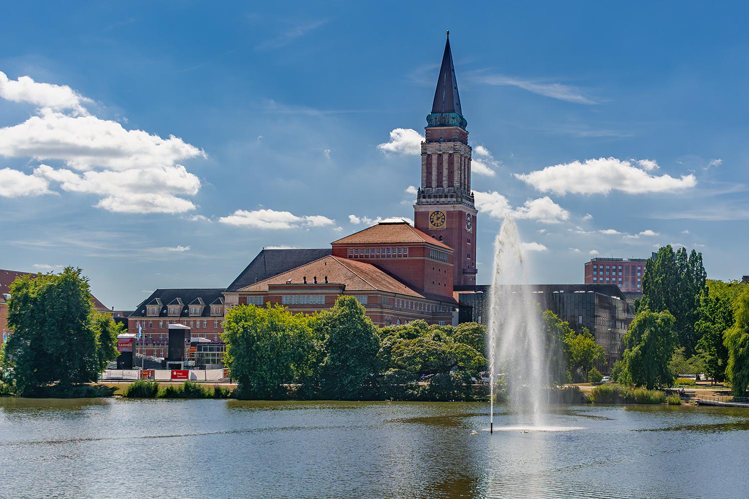 Mittelpunkt der Stadt Kiel - Schleswig-Holstein