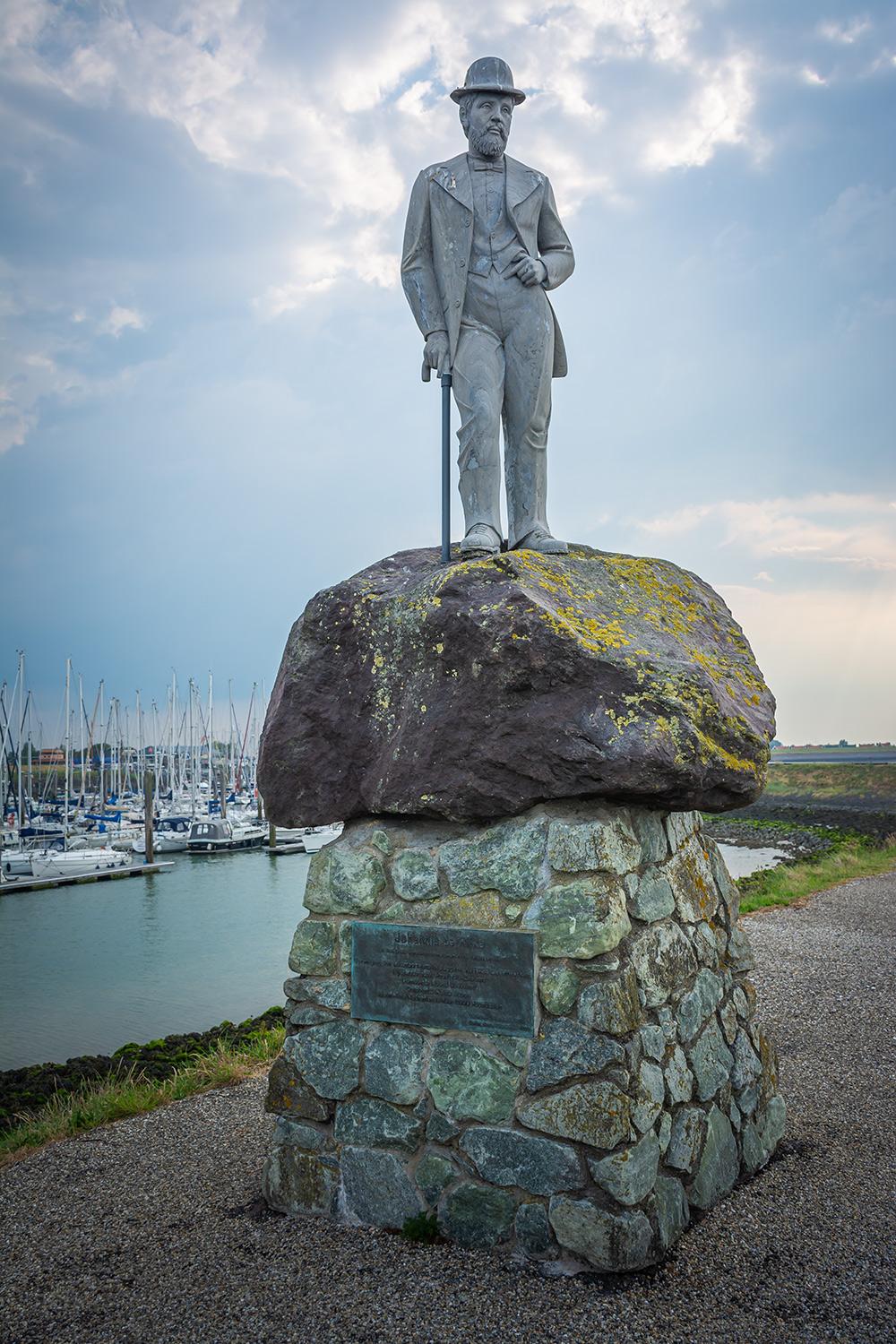 Monument Johannis de Rijke in Colijnsplaat - Niederlande