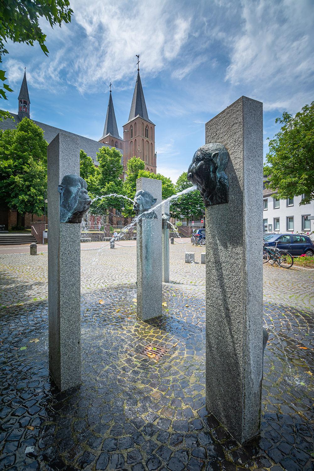 Narrenbrunnen in Kleve - NRW