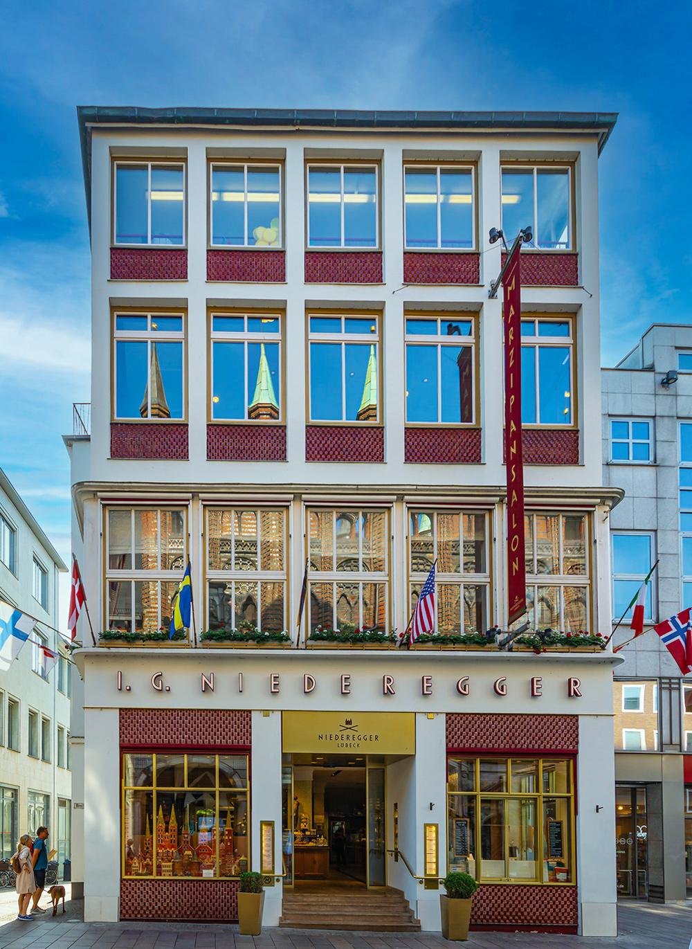 Niederegger Marzipansalon in der Hansestadt Lübeck - Schleswig-Holstein