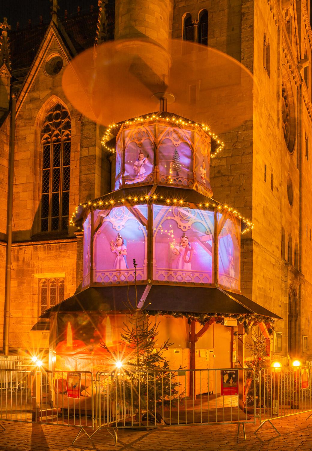 Pyramide vor der Stadtkirche in Meiningen - Thüringen