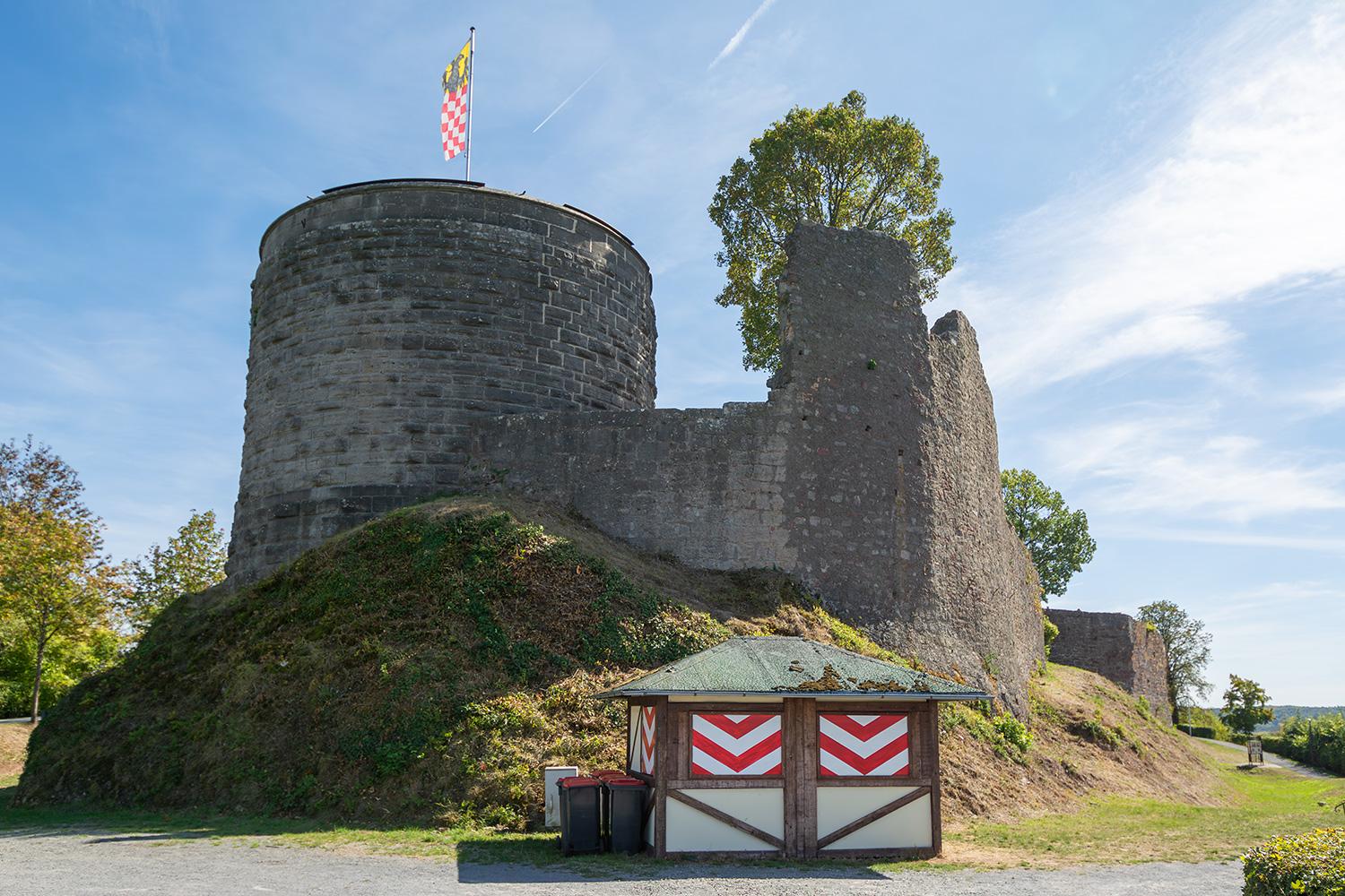 Ruine der Burg Botenlauben bei Bad Kissingen - Bayern