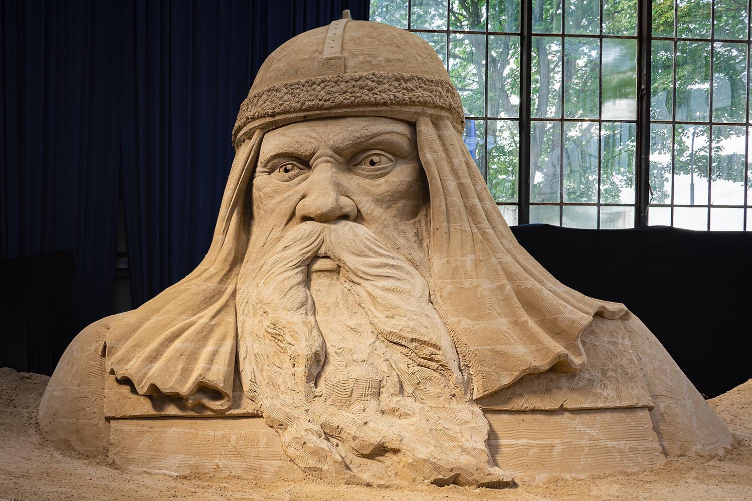 Sandskulpturen Travemünde - Dschingis Khan