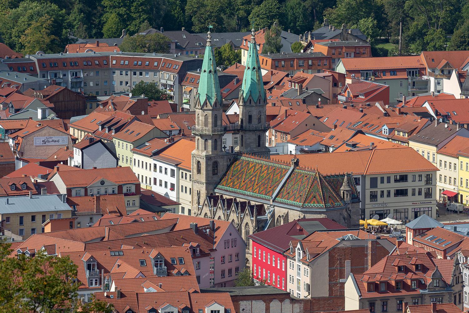 Stadtzentrum von Meiningen - Thüringen