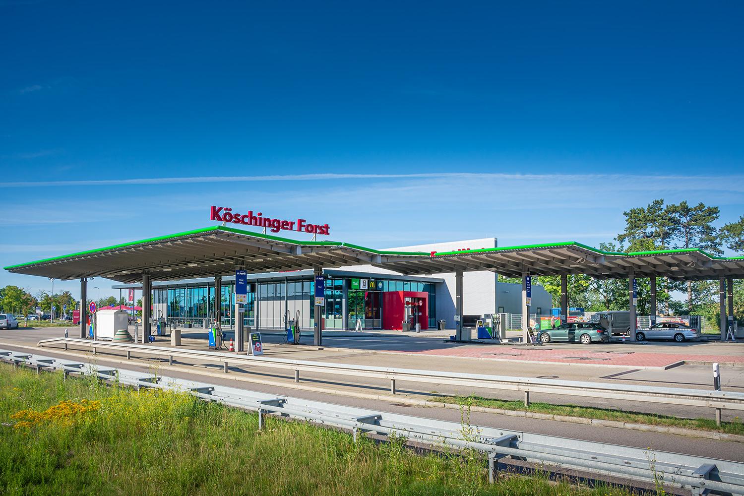 Tank- und Rastanlage Köschinger Forst West - BAB 9 Bayern