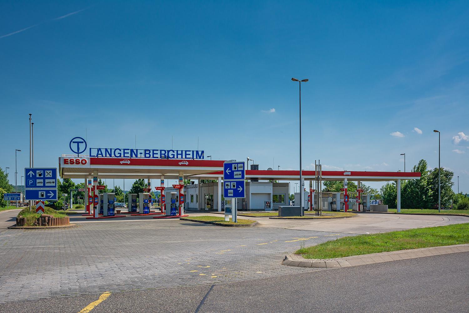 Tankanlage Rasthof Langen-Bergheim West - BAB 45 Hessen