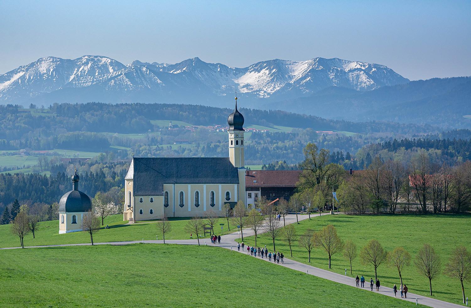 Wallfahrtskirche St. Marinus bei Wilparting - Bayern