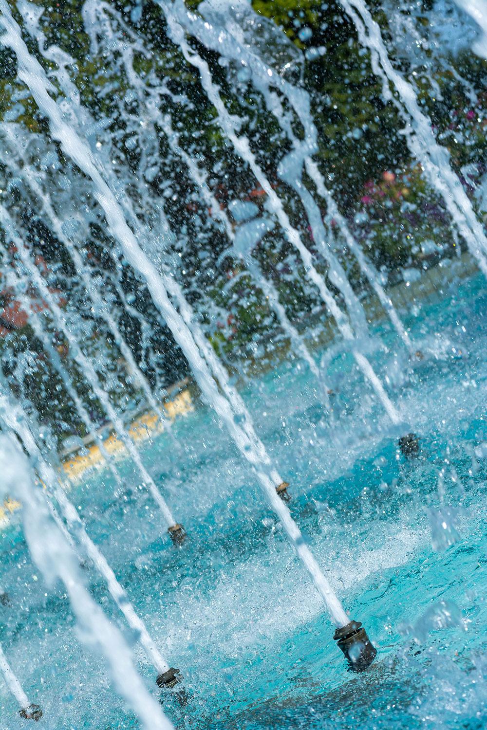 Wasserspiele im egapark Erfurt - Thüringen
