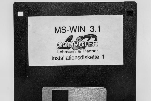 3,5″-Diskette - Magnetischer Datenträger