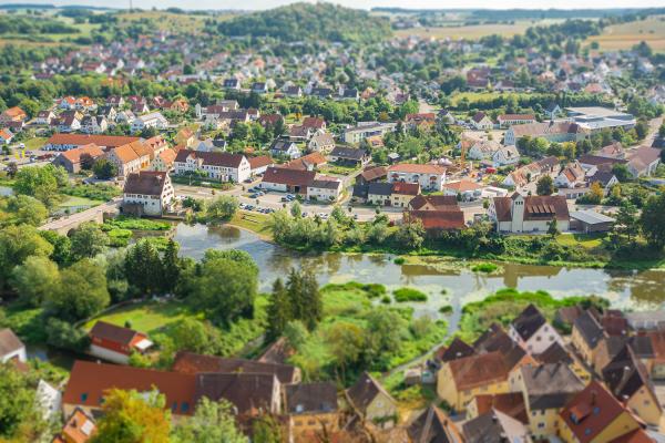 Baustelle in Harburg - Bayern
