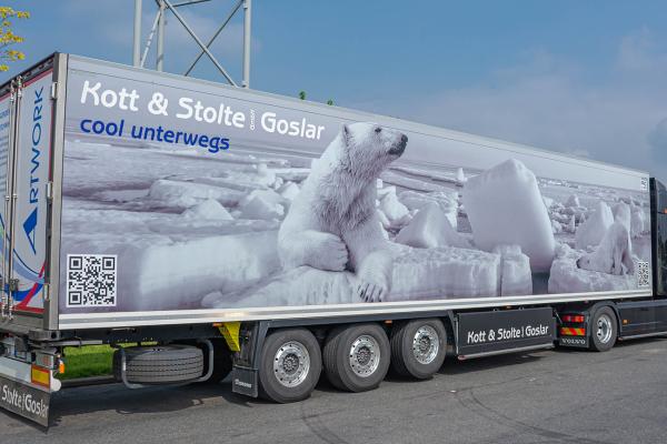 Cool unterwegs - Kühllaster Volvo FH 500