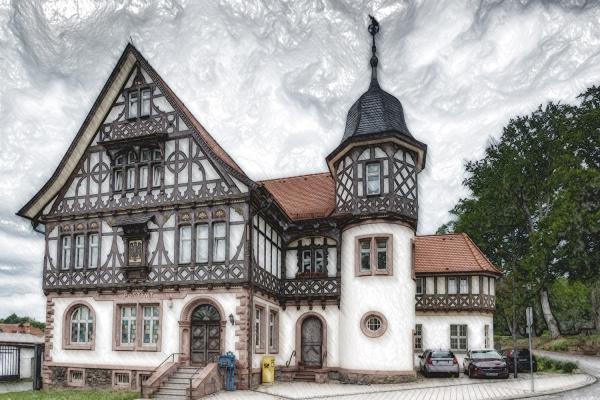 Historisches Postamt in Bad Liebenstein - Thüringen