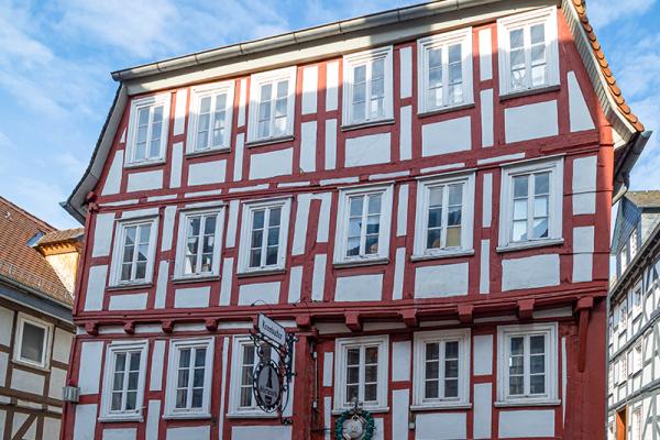 "Im Krug zum grünen Kranze" in Marburg - Hessen