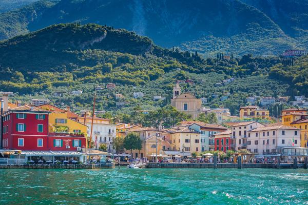 Kleiner Hafen von Malcesine - Italien