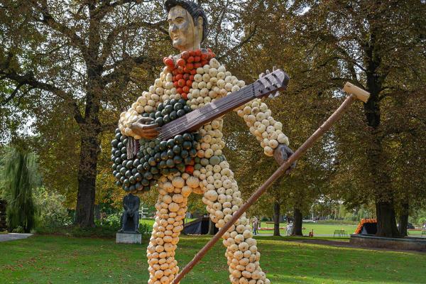 Kürbisausstellung egapark Erfurt 2017 - Elvis Presley