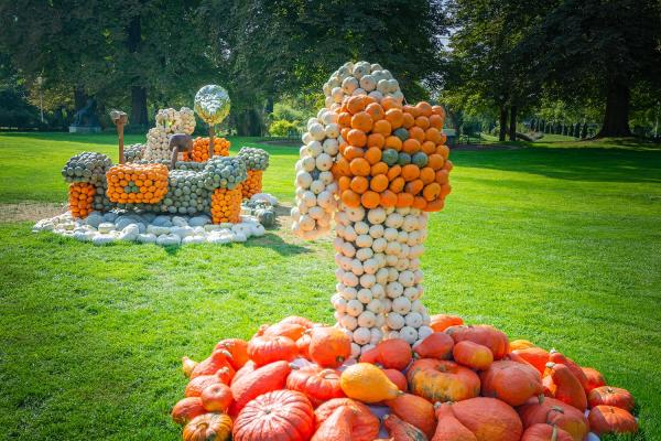 Kürbisausstellung egapark Erfurt 2018 - Raumfahrt