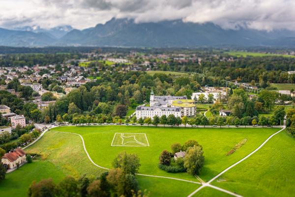 Kunstprojekt auf dem Krauthügel in Salzburg - Österreich