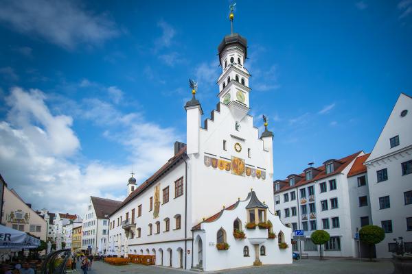Rathaus der Stadt Kempten im Allgäu- Bayern