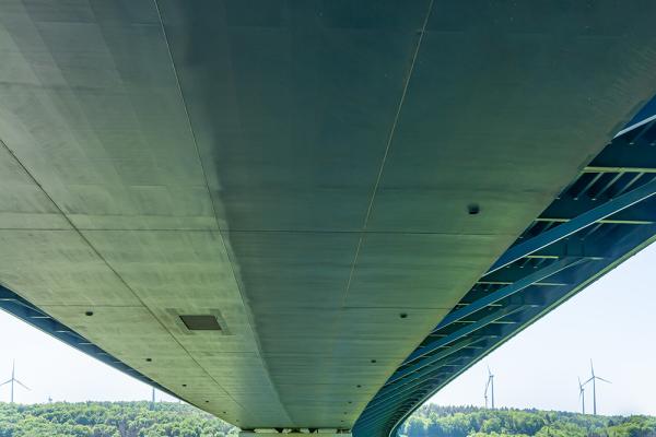 Unterseite der Jagsttalbrücke BAB 81 - Baden-Württemberg