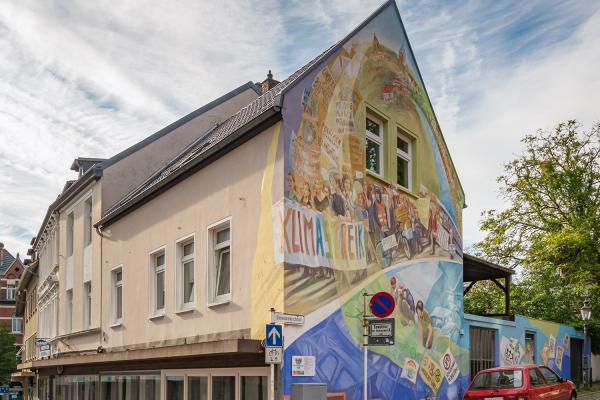 Wandbild "Klimastreik" in Minden - NRW