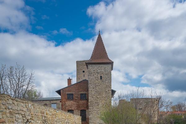 Wehrturm aus Richtung Westen in Stassfurt - Sachsen-Anhalt