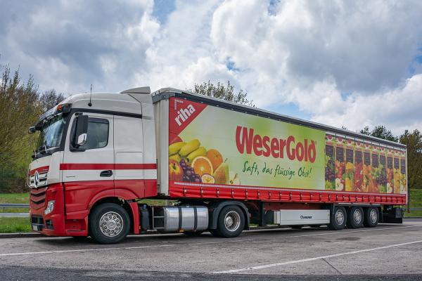 WeserGold Truck - Actros 1845 Mercedes Benz