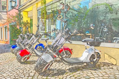 Zeichnungen: Dunkle Skizze